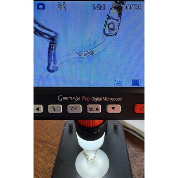 Sterling Silver 925 Textured Hoop Earrings, Snap Back, Lightweight 7.27g Elegant - Picture 9 of 10